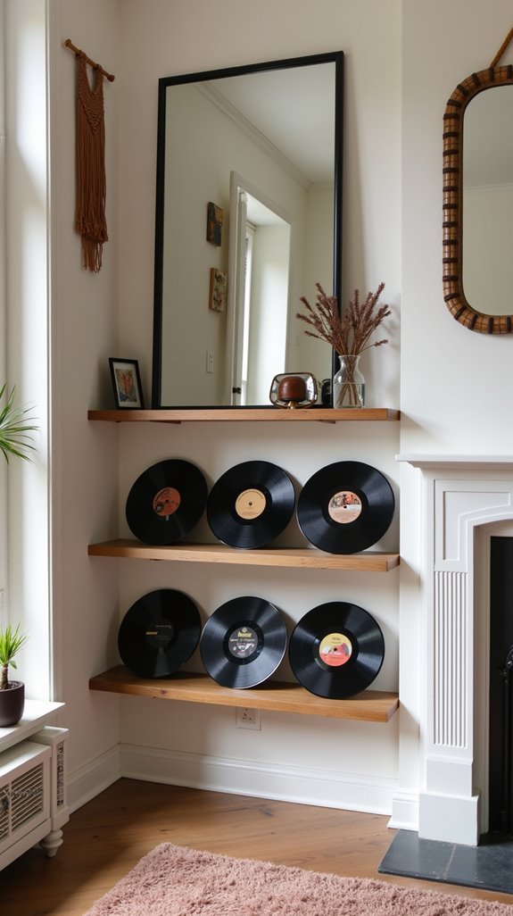 vinyl record display ideas