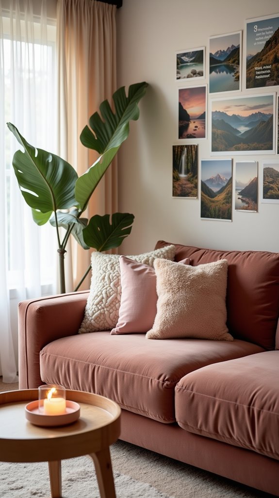 vision board wall creation