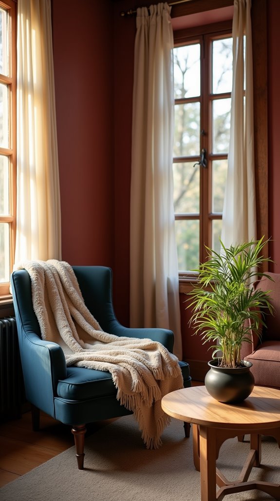 warm cozy rustic embrace