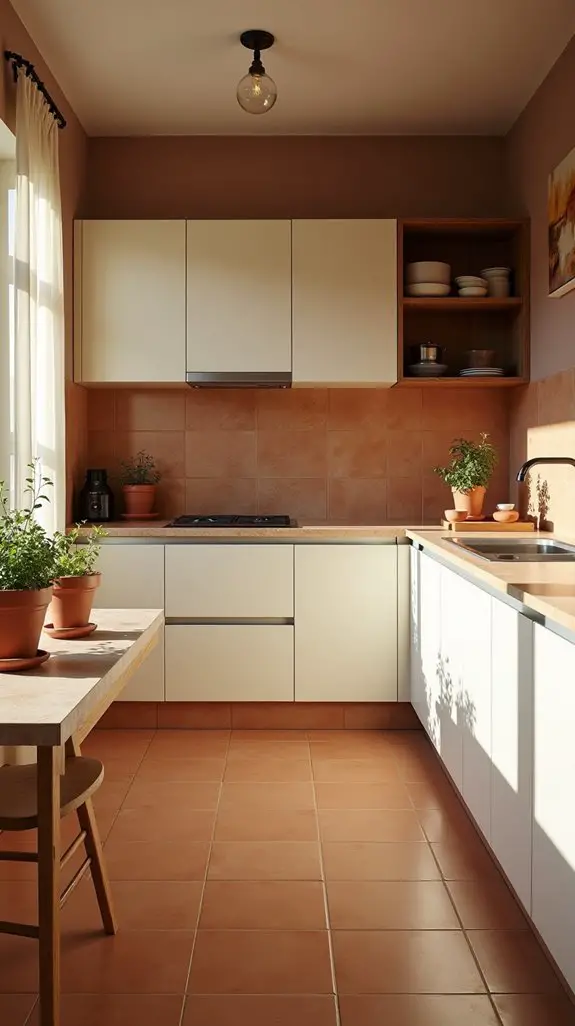 warm terracotta color schemes