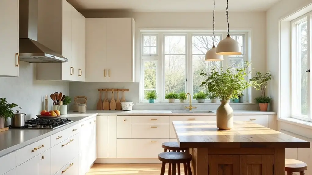 warm white kitchen inspiration