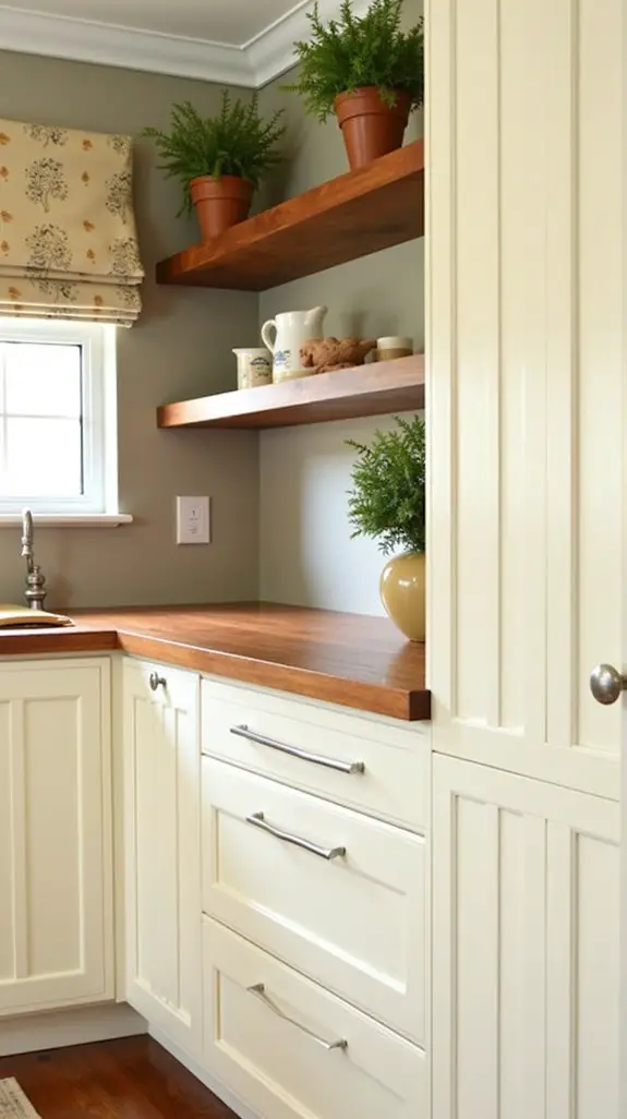 warmth through wood accents