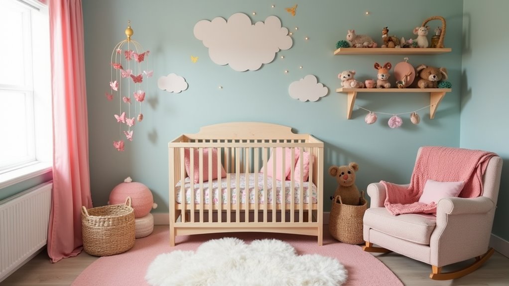 whimsical baby girl nurseries