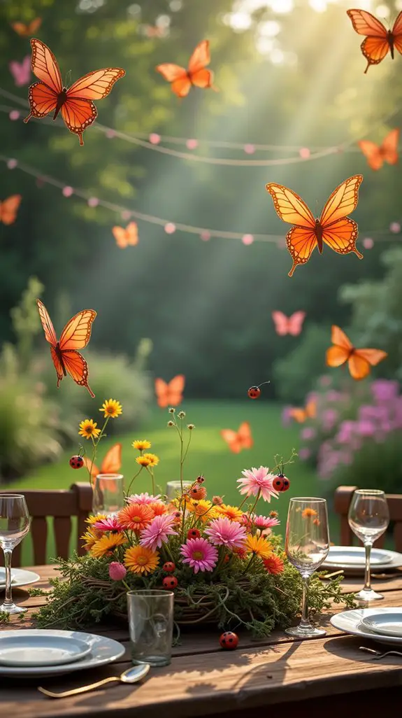 whimsical butterfly garden decorations