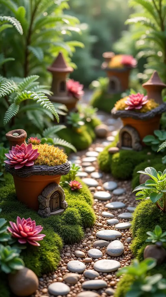 whimsical fairy garden accents