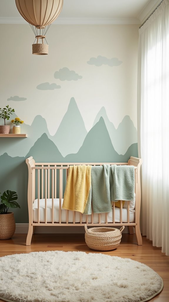 whimsical gender neutral nursery design