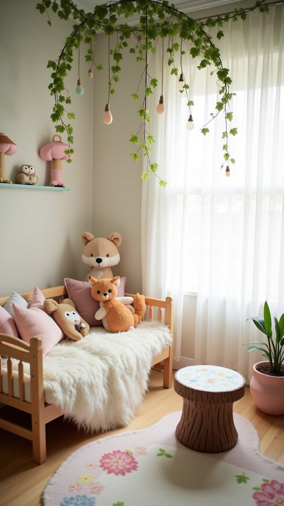 whimsical woodland nursery decor