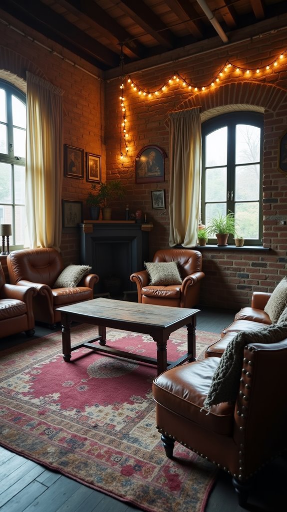 worn rugs add character