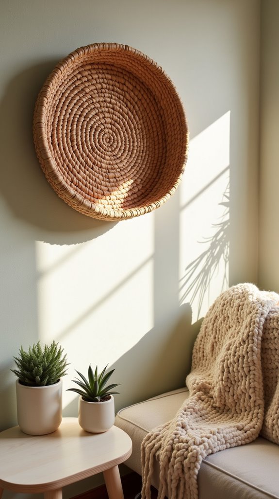 woven wall basket diy