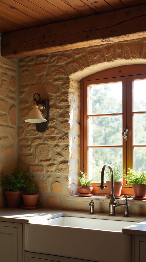 antique stone kitchen options