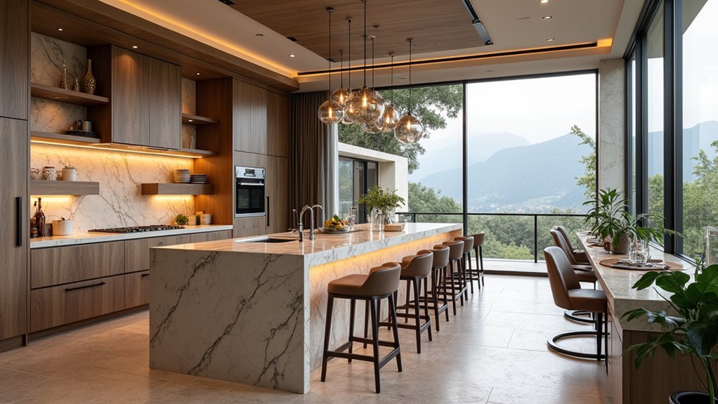beautiful stone kitchen designs