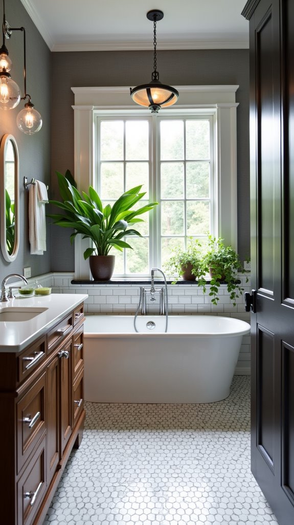 black grout for elegance