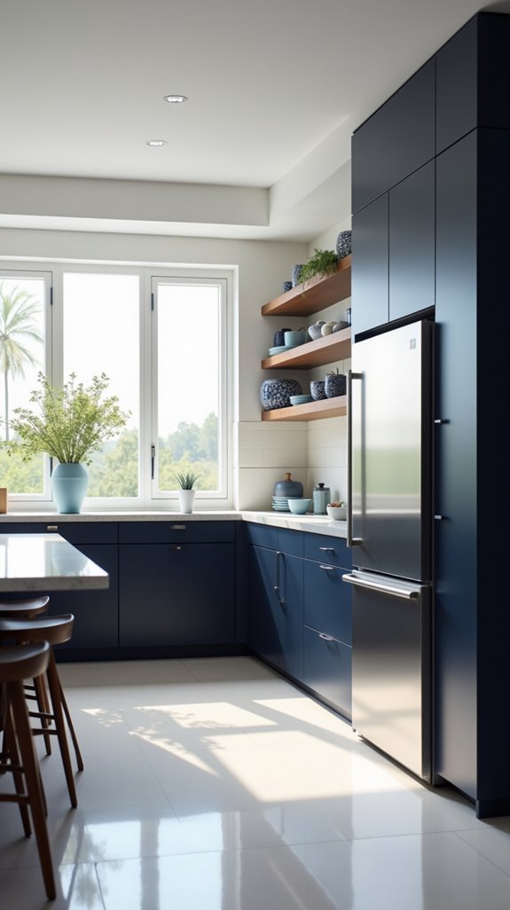 blue and white simplicity