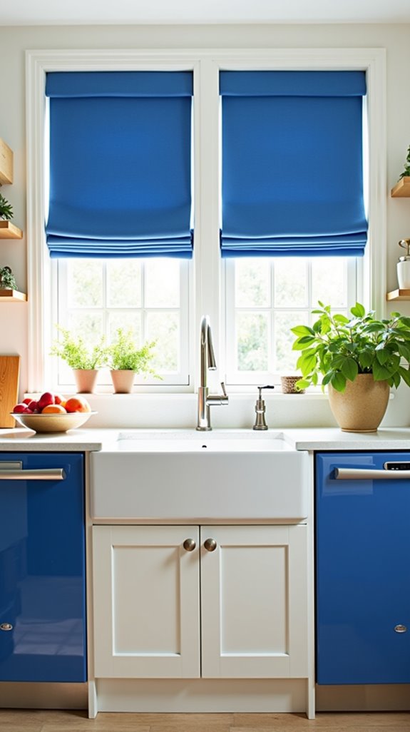 bold cornflower blue appliances