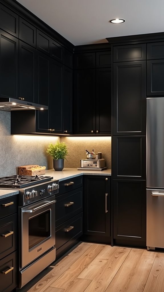 bold espresso cabinetry elegance