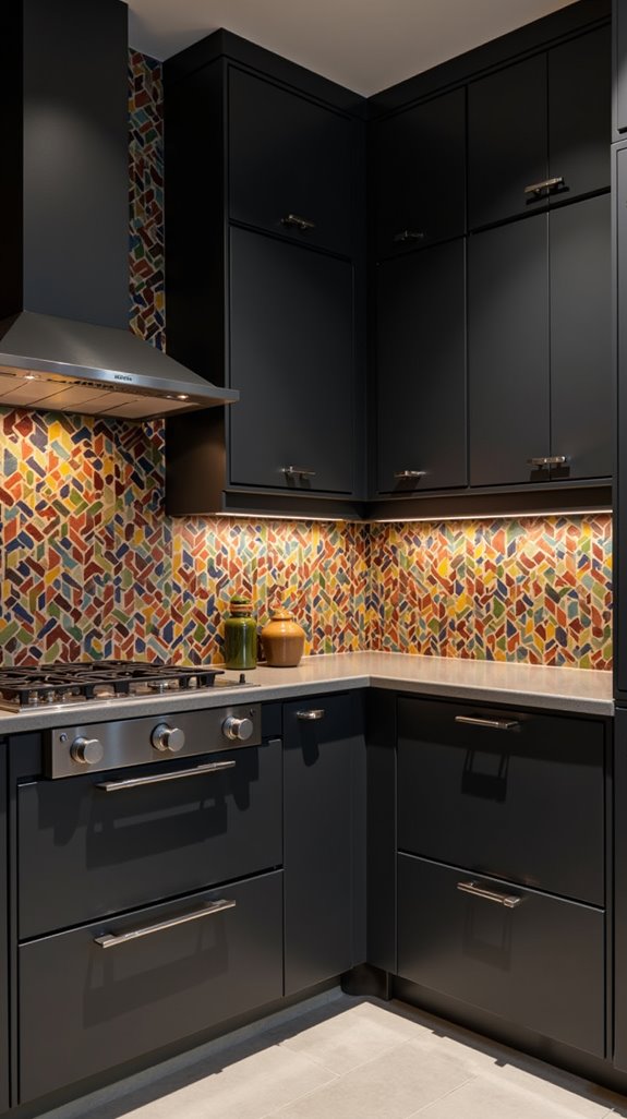 bold geometric kitchen designs