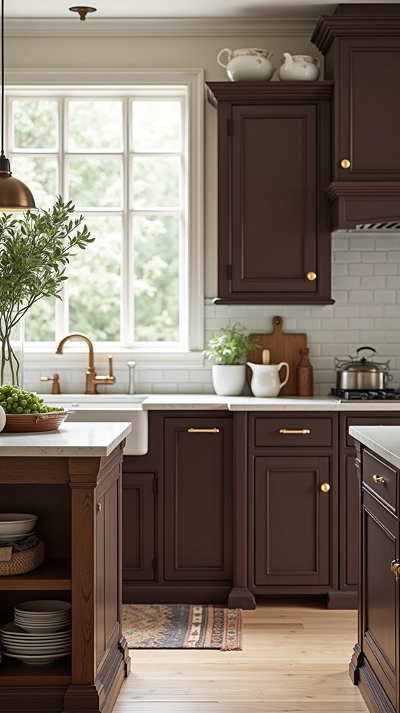 brighten mocha kitchen contrast