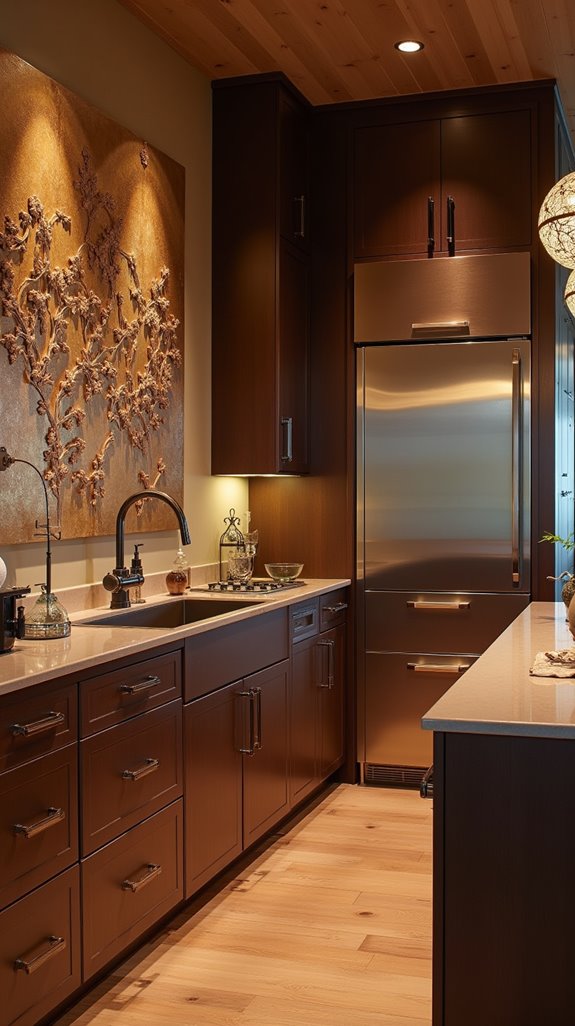 bronze wall art ideas