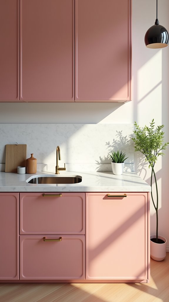 chic rose quartz elegance