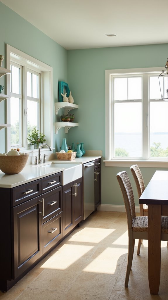 coastal elegance with espresso