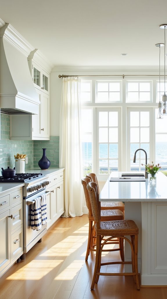 coastal kitchen tranquility achieved