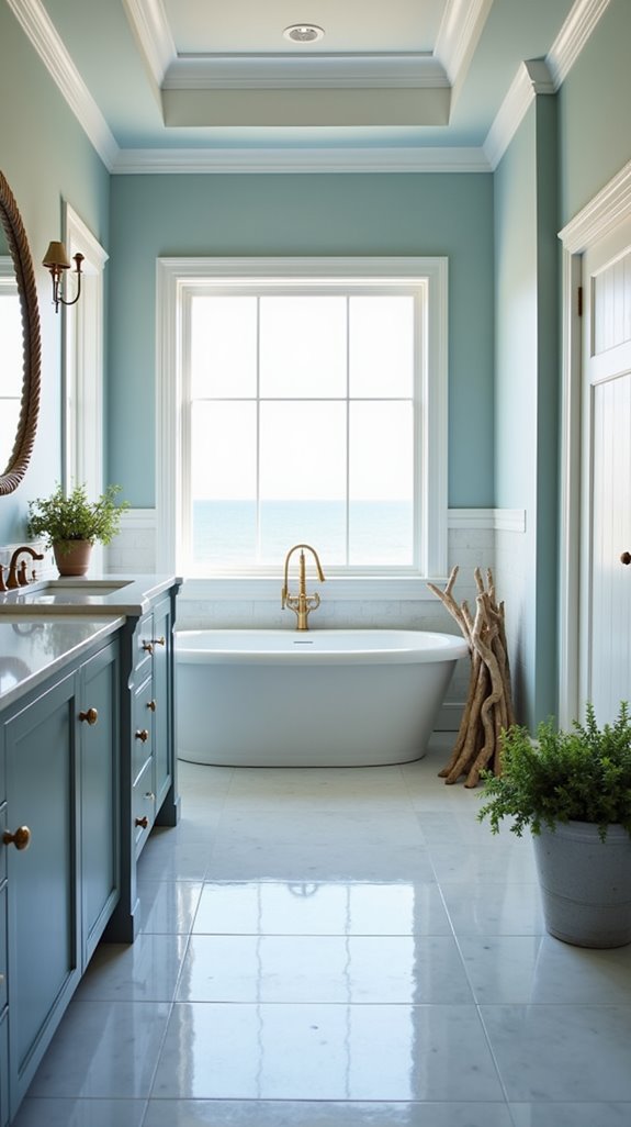 coastal oasis with nautical themes