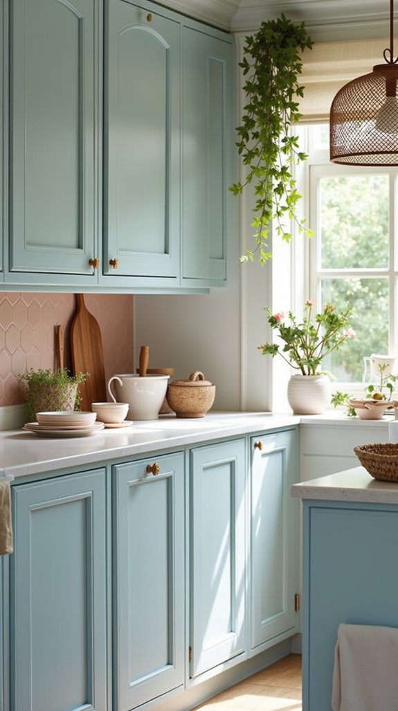 complementary colors for powder blue