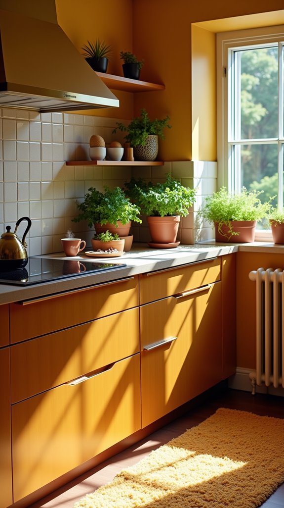 cozy mustard rug benefits