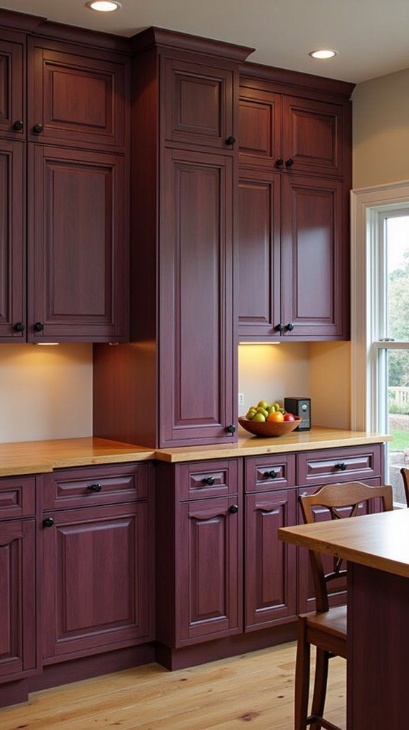 earthy plum and wood