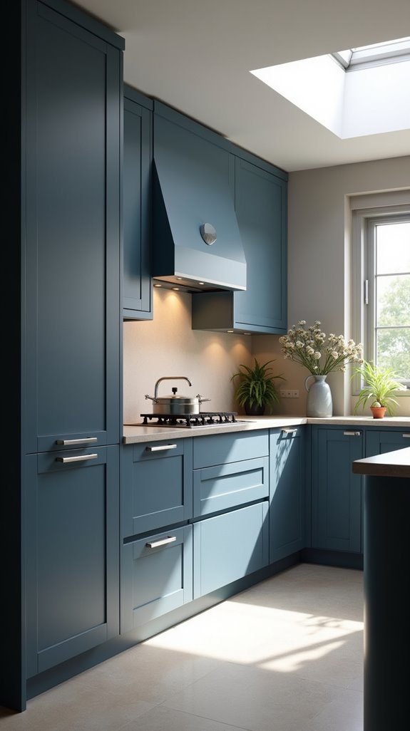 elegant kitchen color pairing