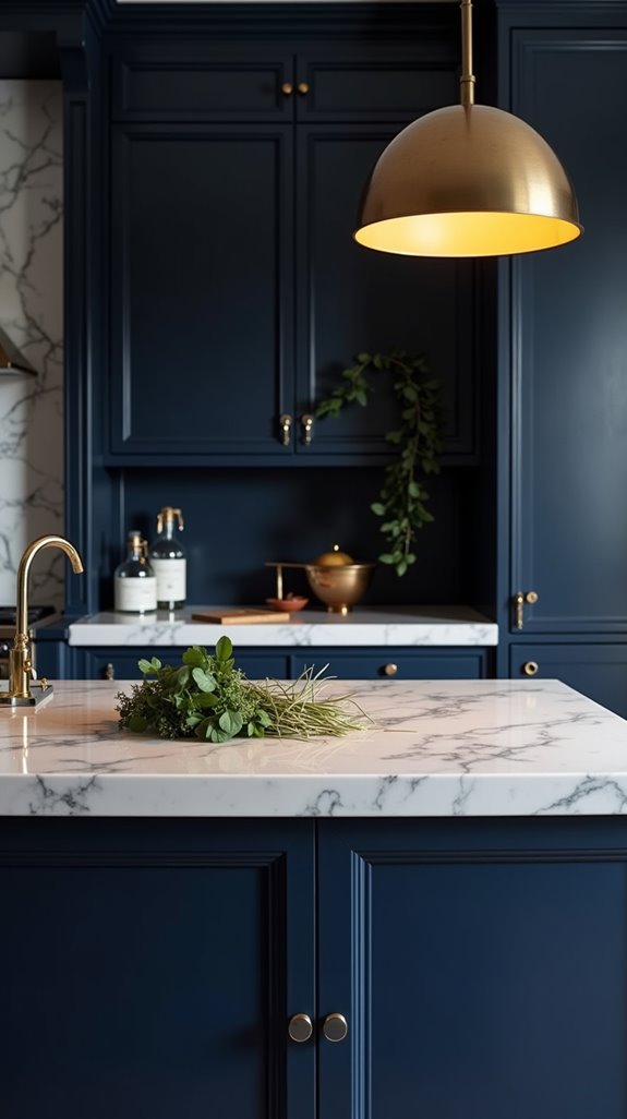 elegant marble kitchen countertops