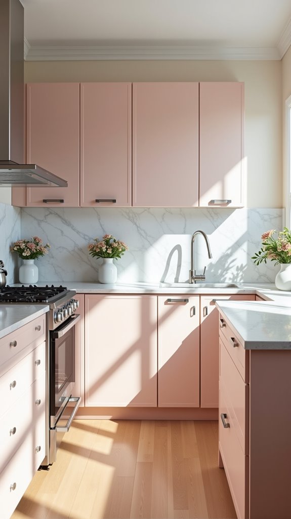 elegant pink and white balance