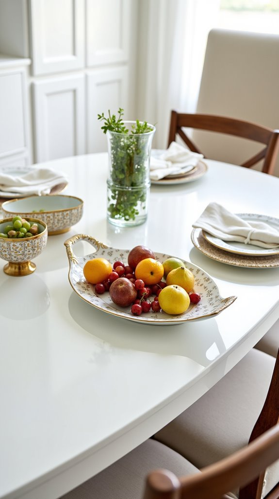 elegant serving ware enhances
