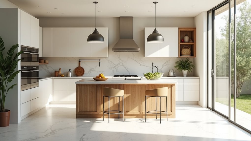 elegant white kitchen designs