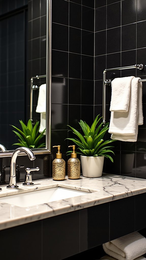 elevate bathroom with accessories