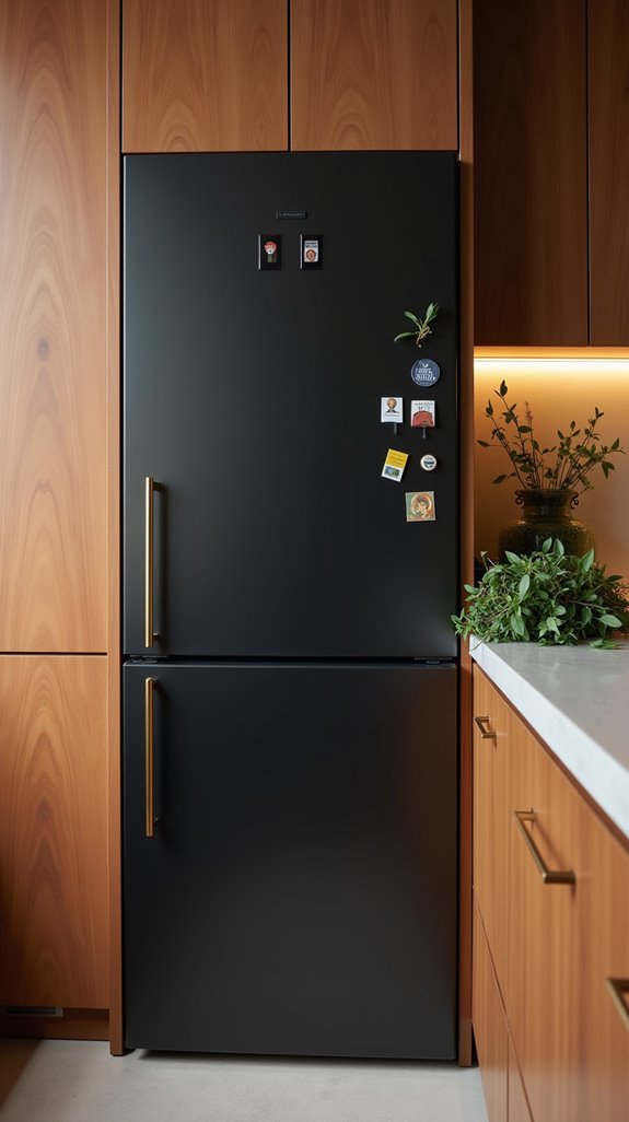 elevate black fridge aesthetics
