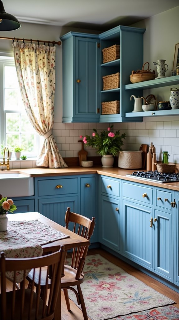 elevate blue kitchen aesthetics