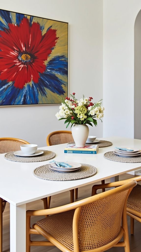 elevate dining with art