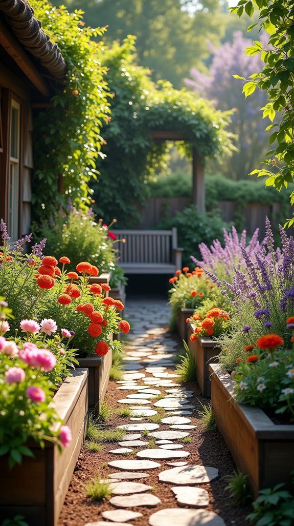 elevated garden beds enhance aesthetics