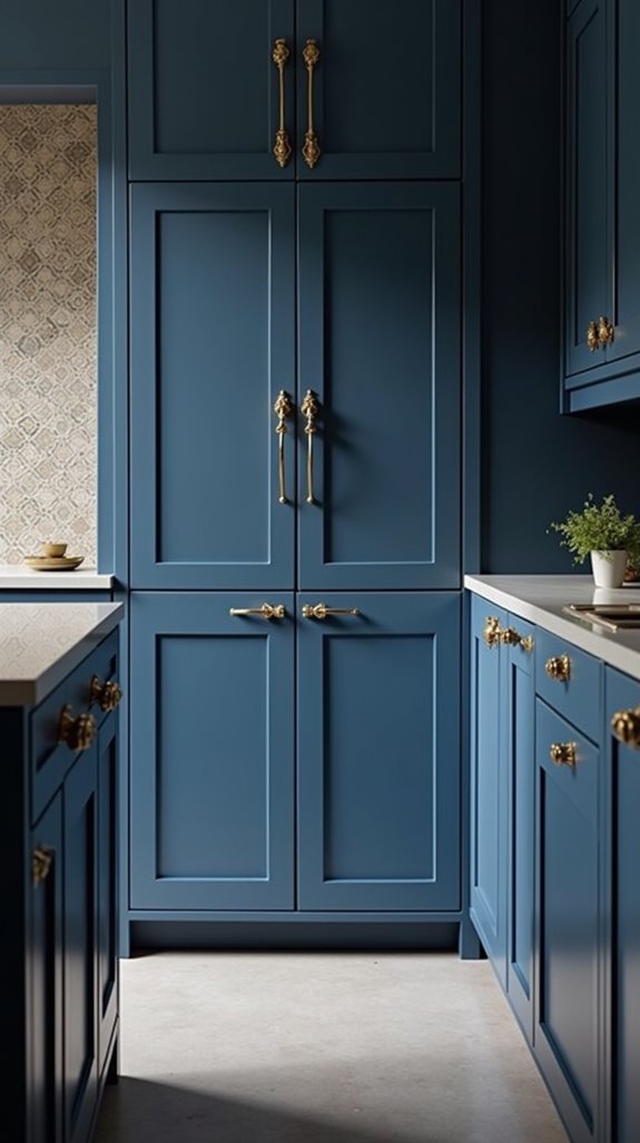 enchanting blue and gold