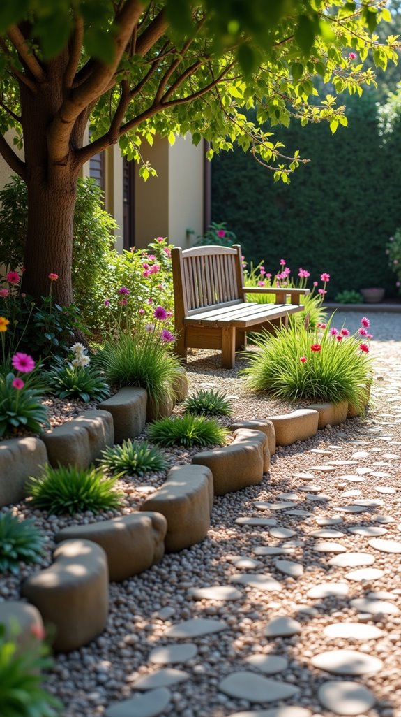 enchanting low maintenance rock garden