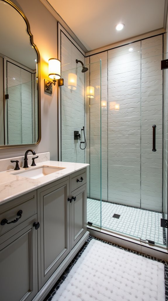 enhancing black grout aesthetics