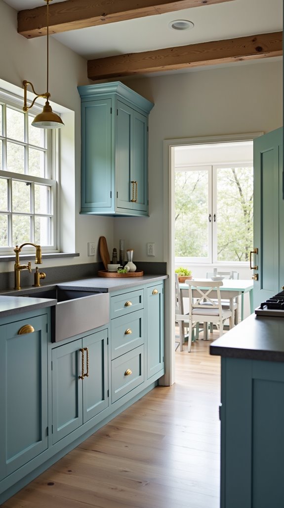 fresh contemporary kitchen palette