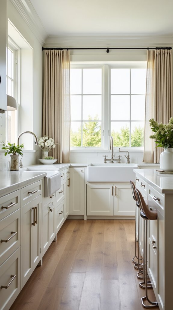 functional transitional kitchen design