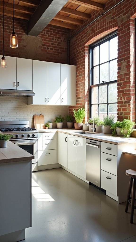 industrial chic kitchen design