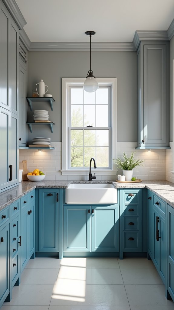 invigorating kitchen color combination