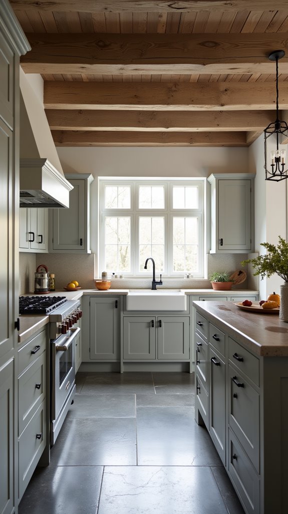 layered textures in kitchens