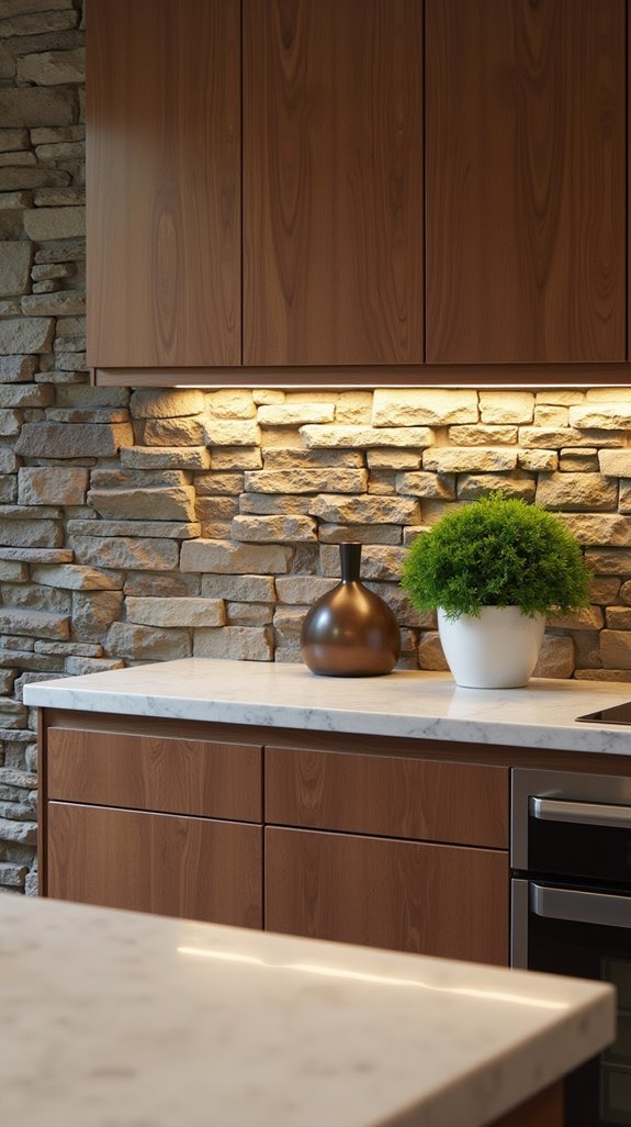layering textures with stone