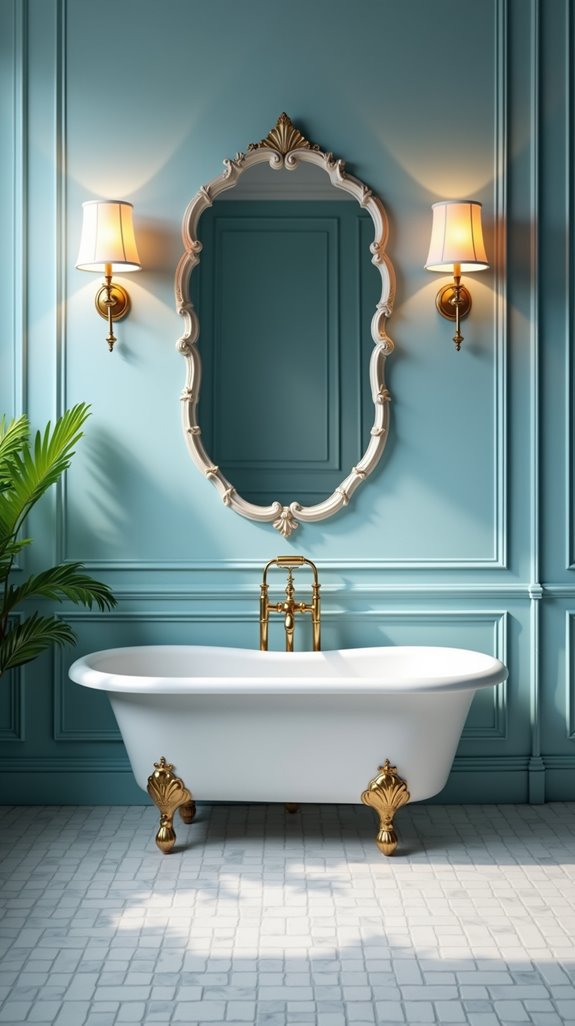 lighting complements french blue