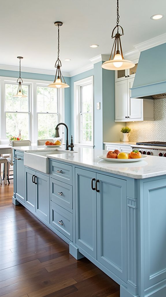 lighting fixtures for sky blue